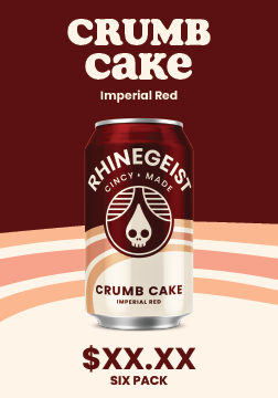 Cooler Sticker - Crumb Cake