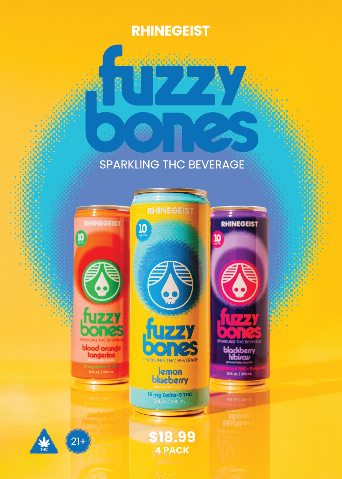 Cooler Sticker - Fuzzy Bones - Family