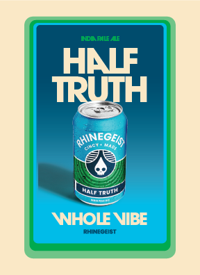Cooler Sticker - Half Truth