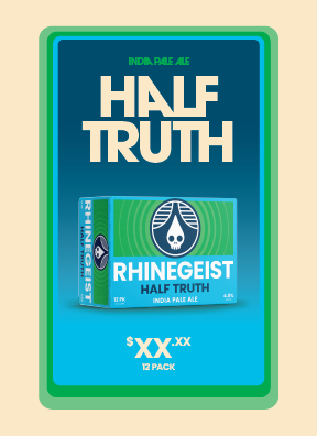 Cooler Sticker - Half Truth