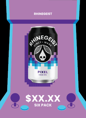 Cooler Sticker - Pixel