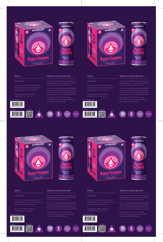 Sales Sheets - Fuzzy Bones - Blackberry Hibiscus