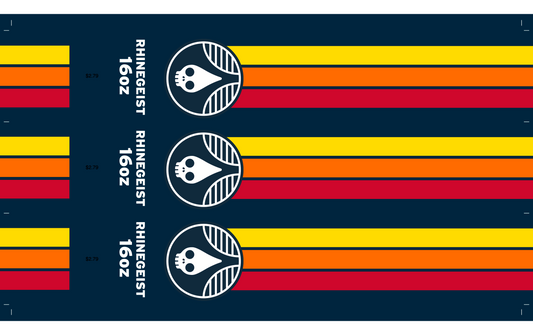 Suction Rack Inserts - Horizontal + Vertical Front/Back - Rhinegeist Brewery - EDITABLE