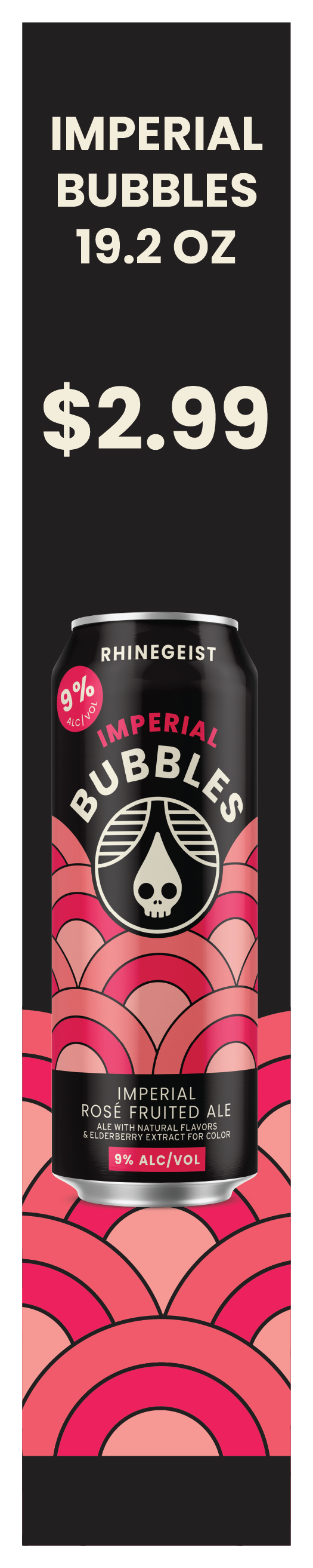 SUCTION RACK INSERTS - IMPERIAL BUBBLES 19.2