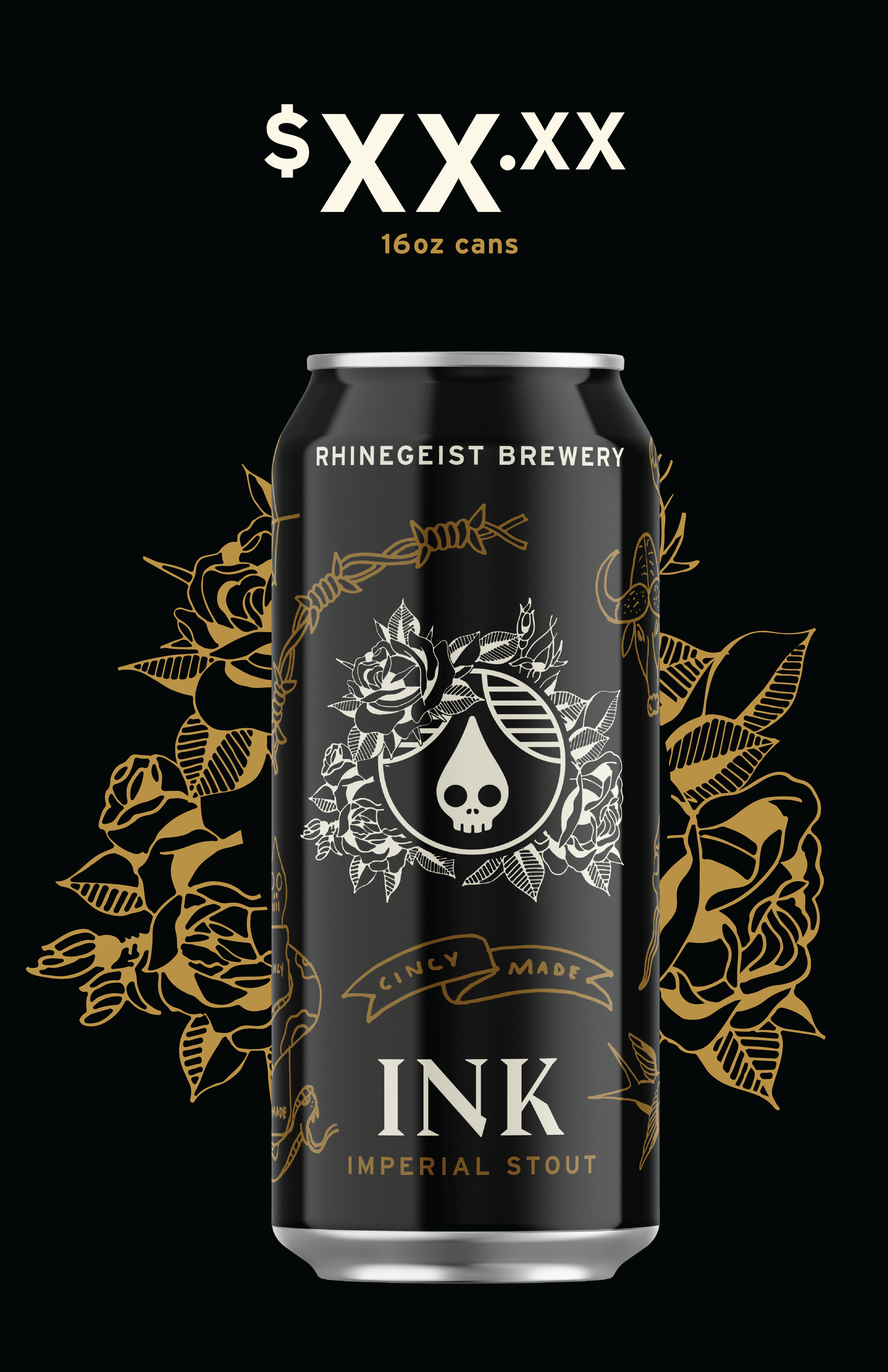 Posters - On Premise Posters Can- Editable - Ink - Imperial Stout