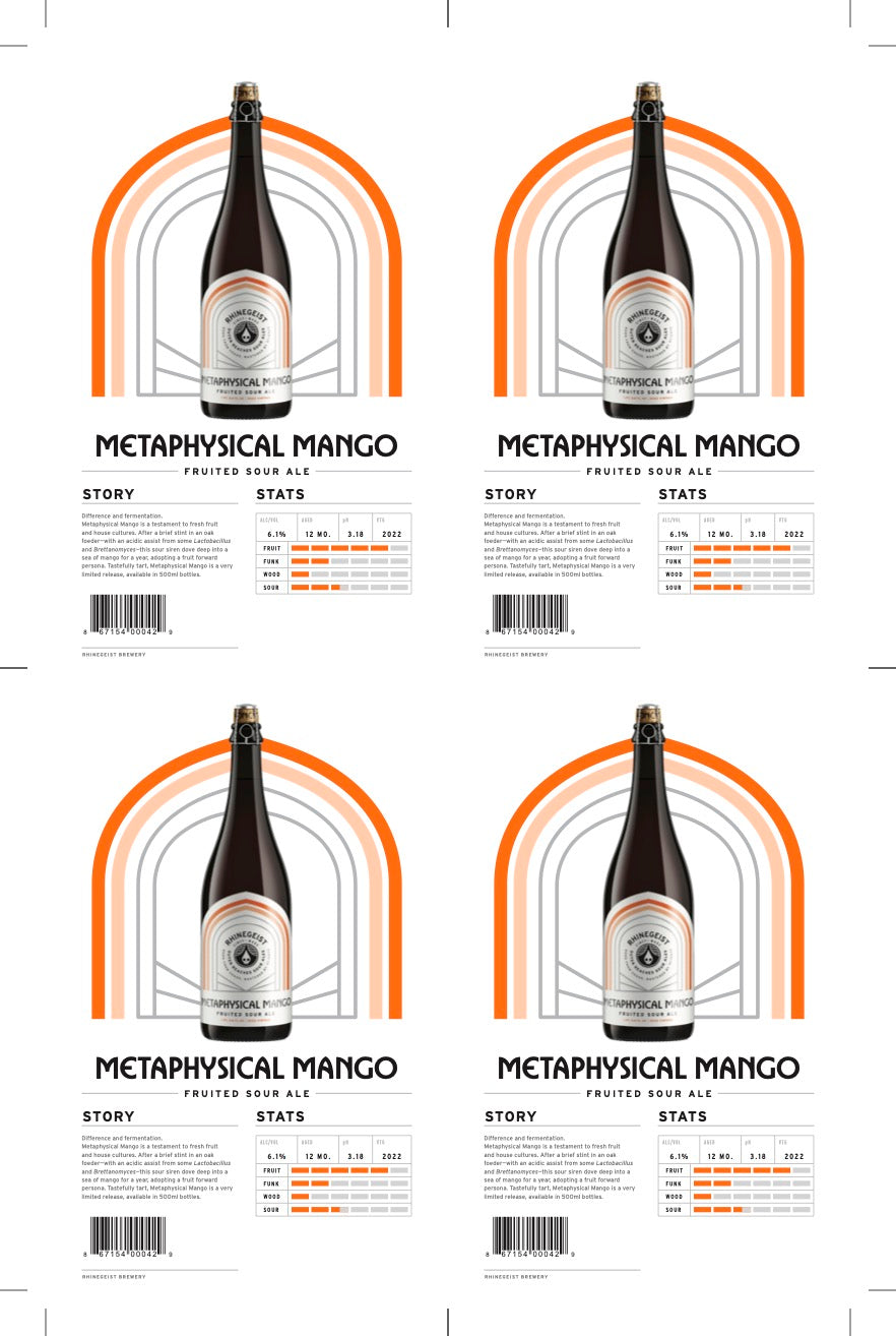 Sales Sheets - Metaphysical Mango - Fruited Sour Ale