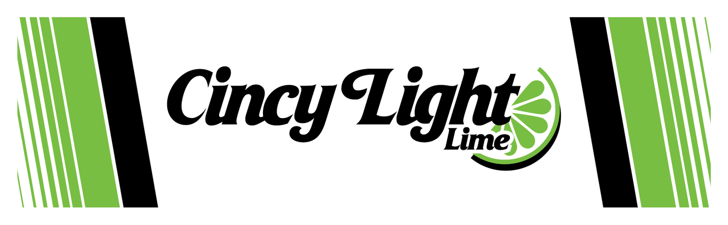 Tap Handle Stickers - Cincy Light Lime