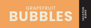 Tap Handle Stickers - Grapefruit Bubbles