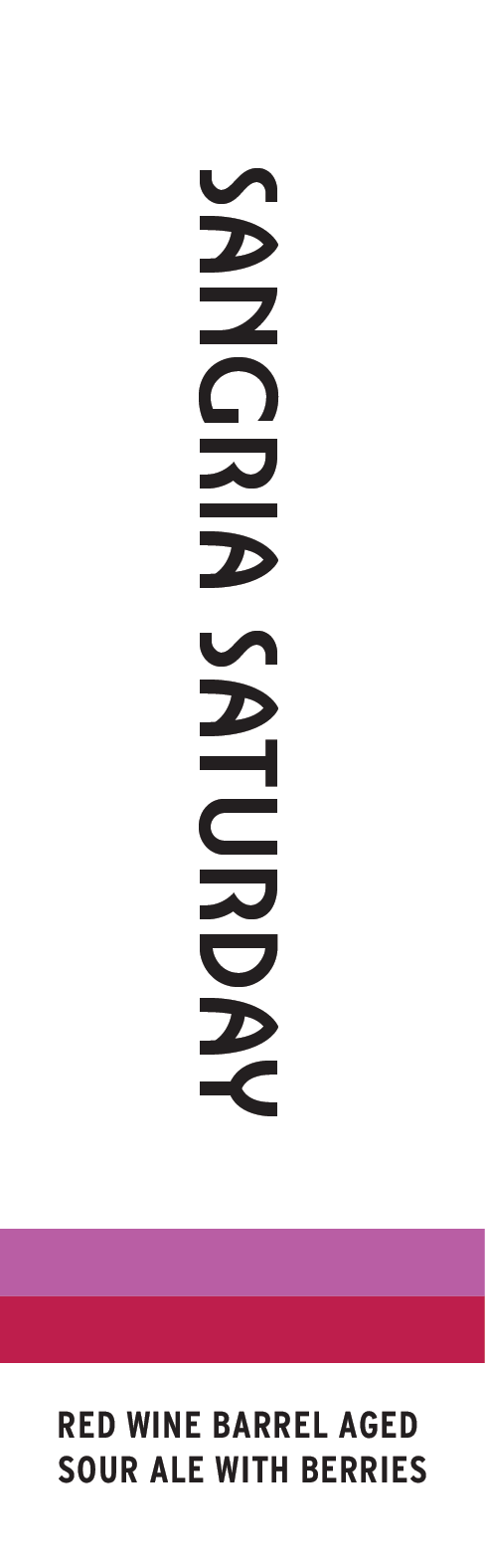 Tap Handle Stickers - Sangria Saturday