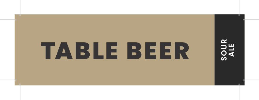 Tap Handle Stickers - Table Beer