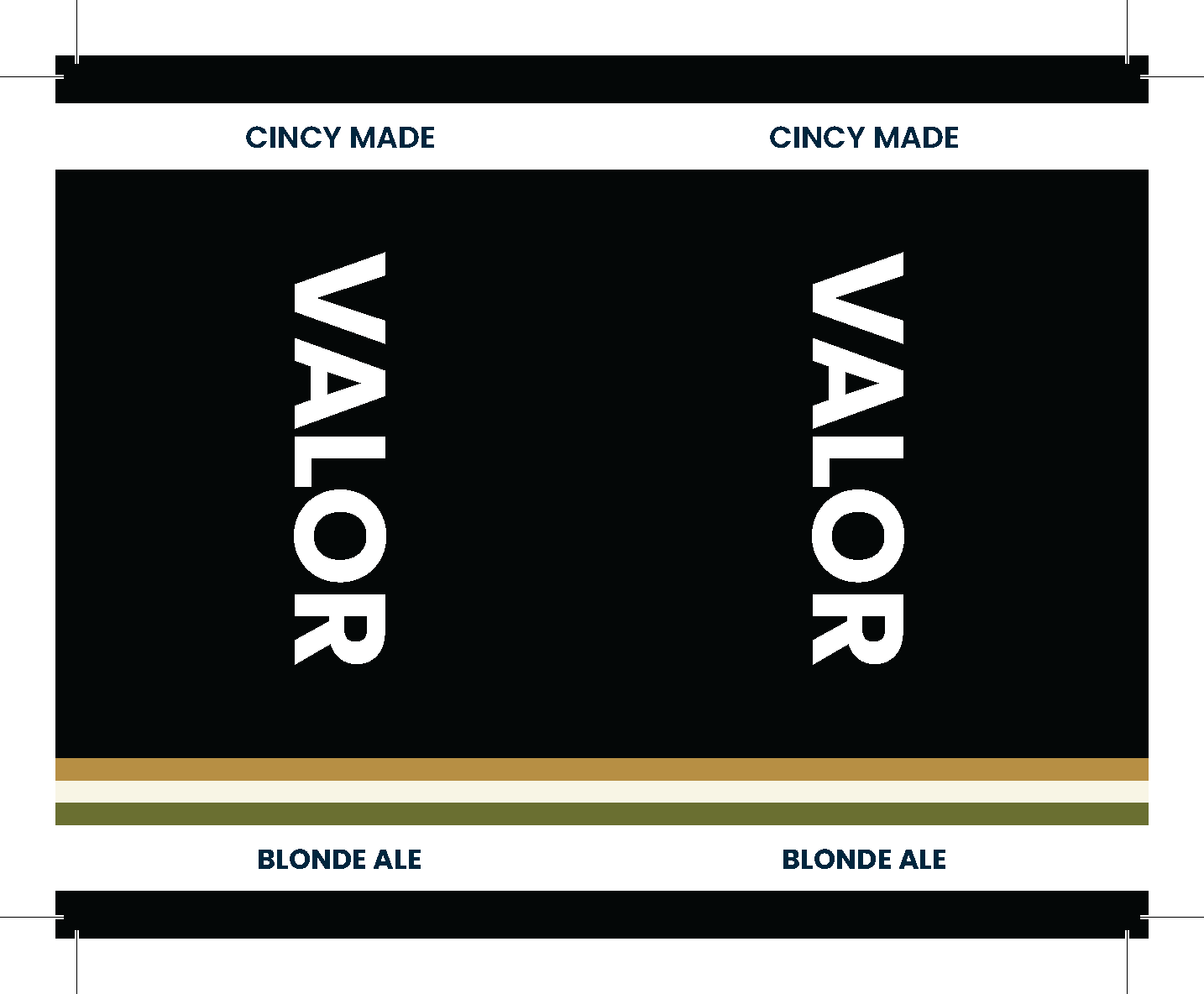 Tap Handle Stickers - Valor