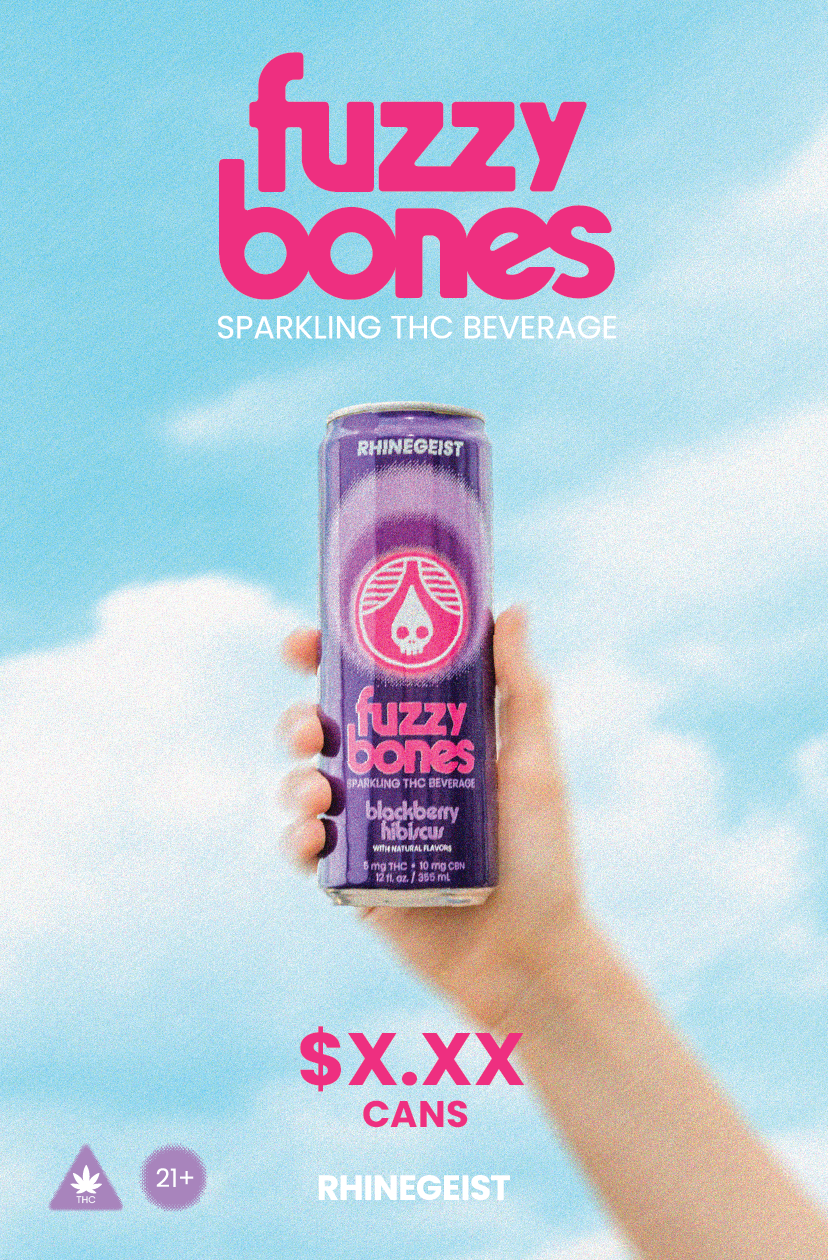 Posters - On Premise - Fuzzy Bones - Blackberry Hibiscus