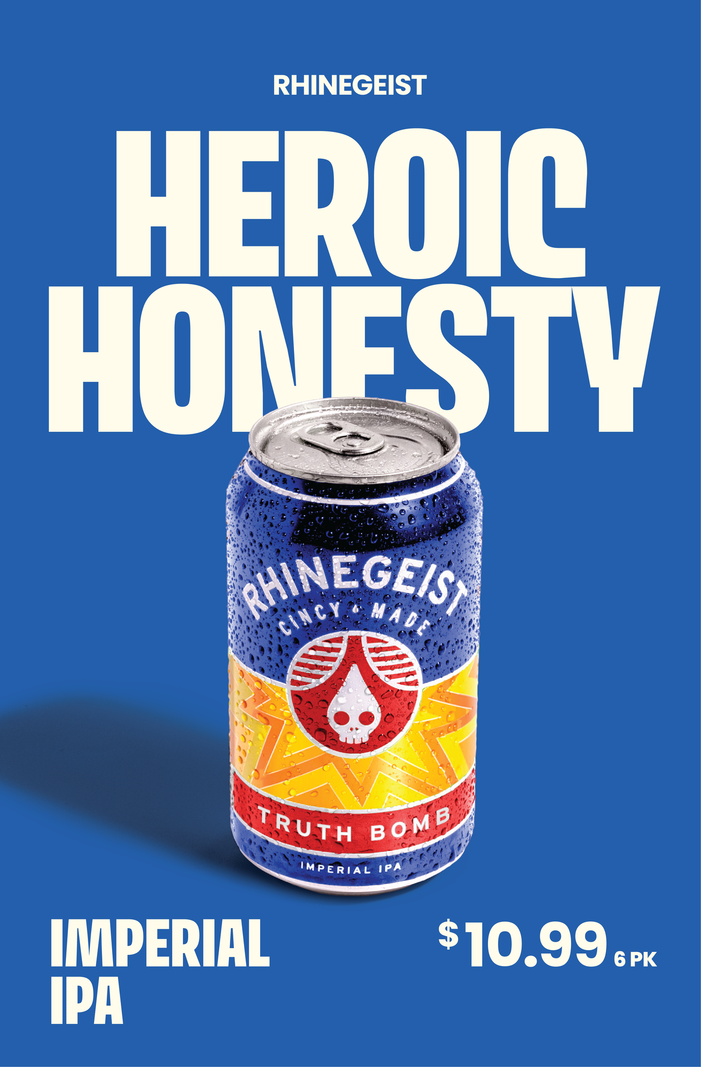 Posters - Pole Topper - 2025 Campaign Honest Hops - Truth Bomb