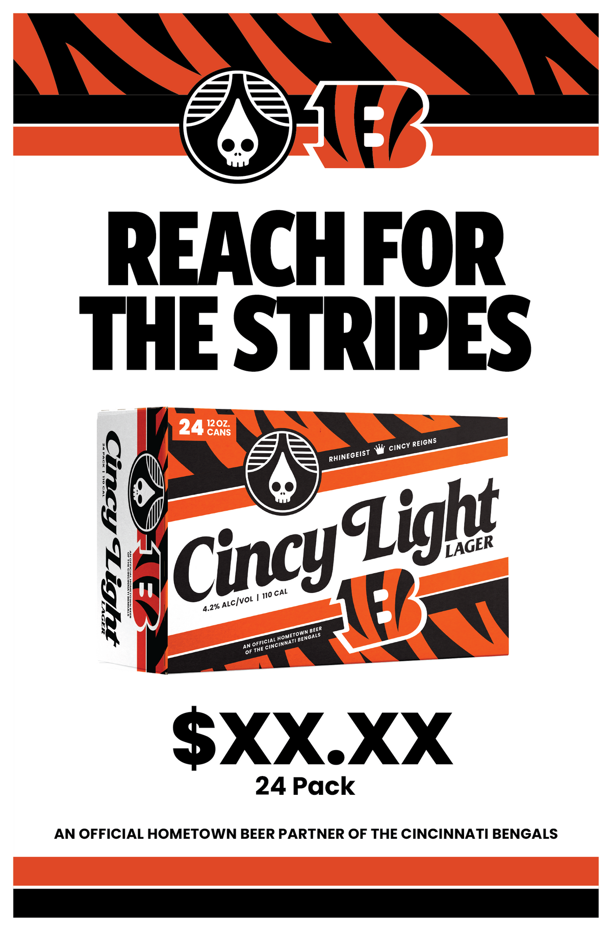 Poster - Pole Topper - Cincy Light x Bengals