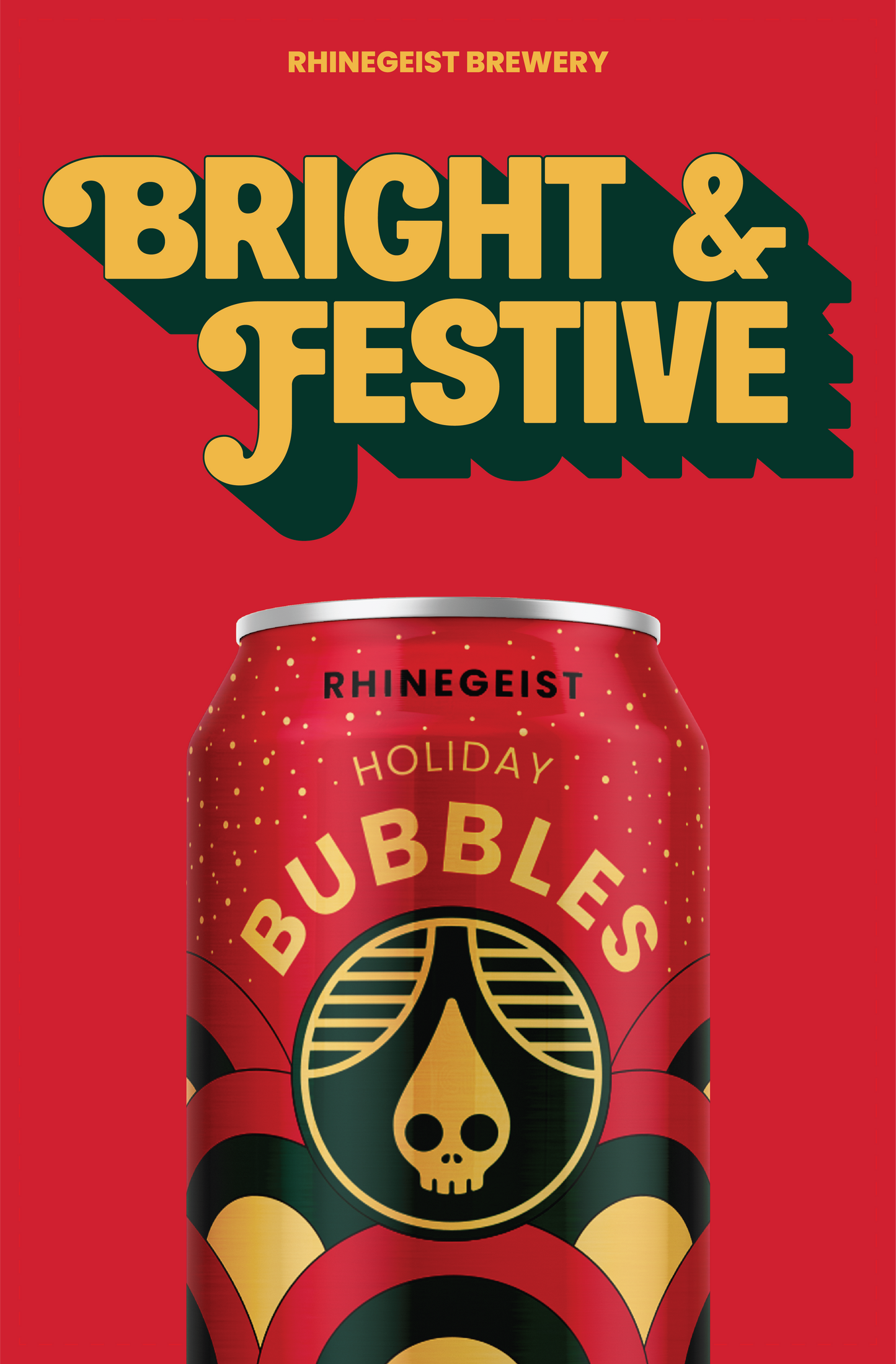 Posters - Pole Topper - Holiday Bubbles