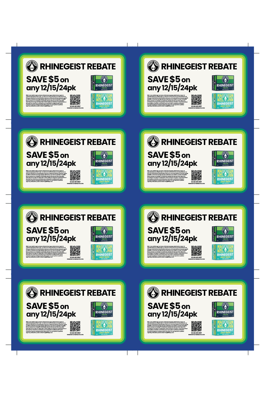 Posters - Rebate - Rhinegeist - 12 Pack