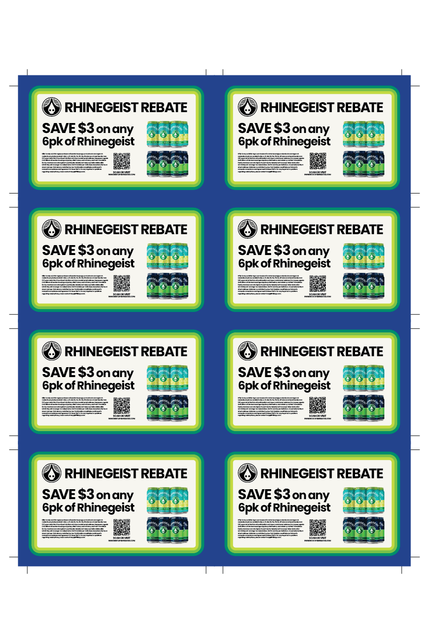 Posters - Rebate - Rhinegeist - 6 Pack