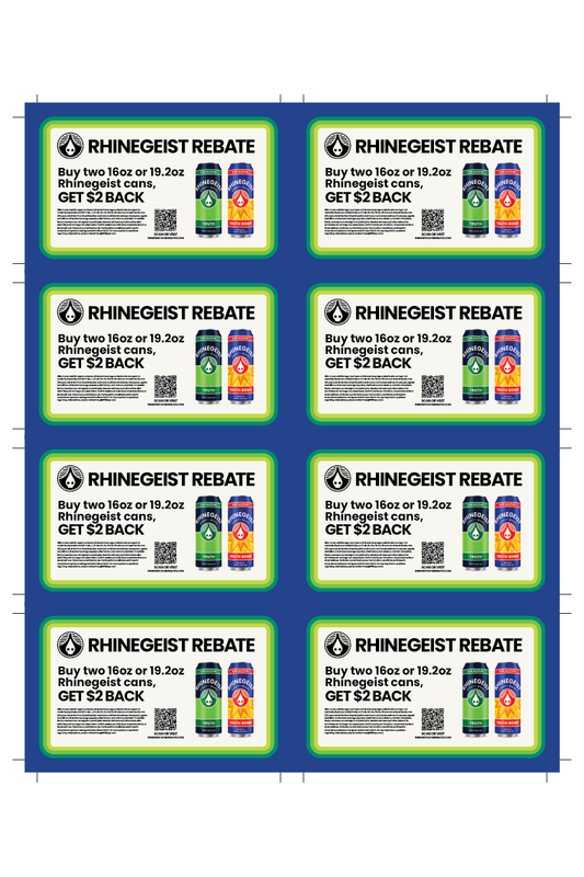 Posters - Rebate - Rhinegeist - 19.2oz