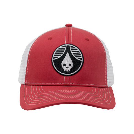 Hat - Regular Skulldrop LW Cotton Trucker - Red