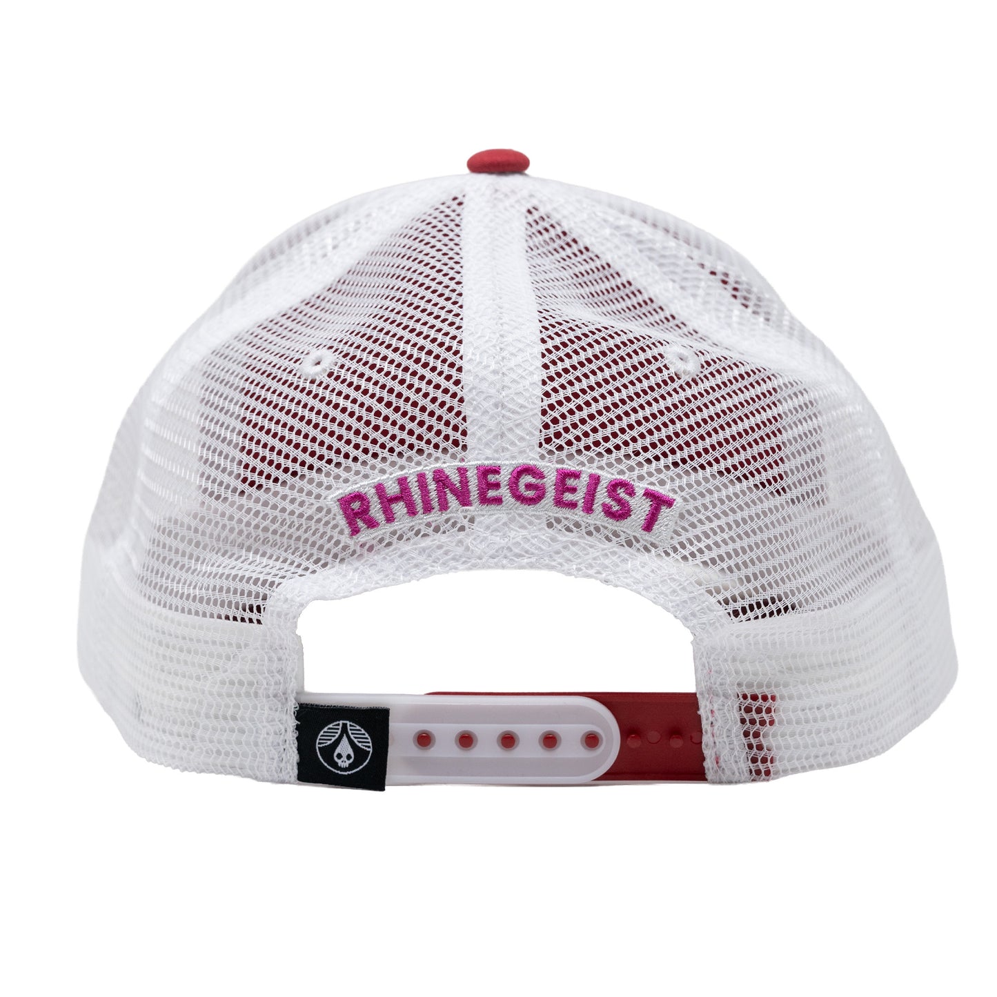 Hat - High Skulldrop LW Cotton Trucker - Crimson Pink