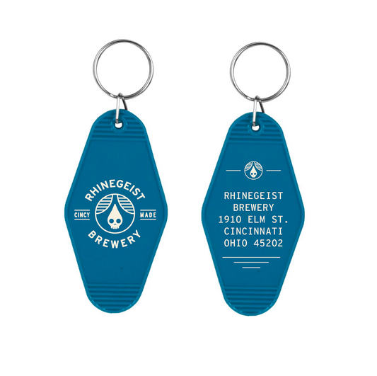 Keychain - Blue Motel Rhinegeist