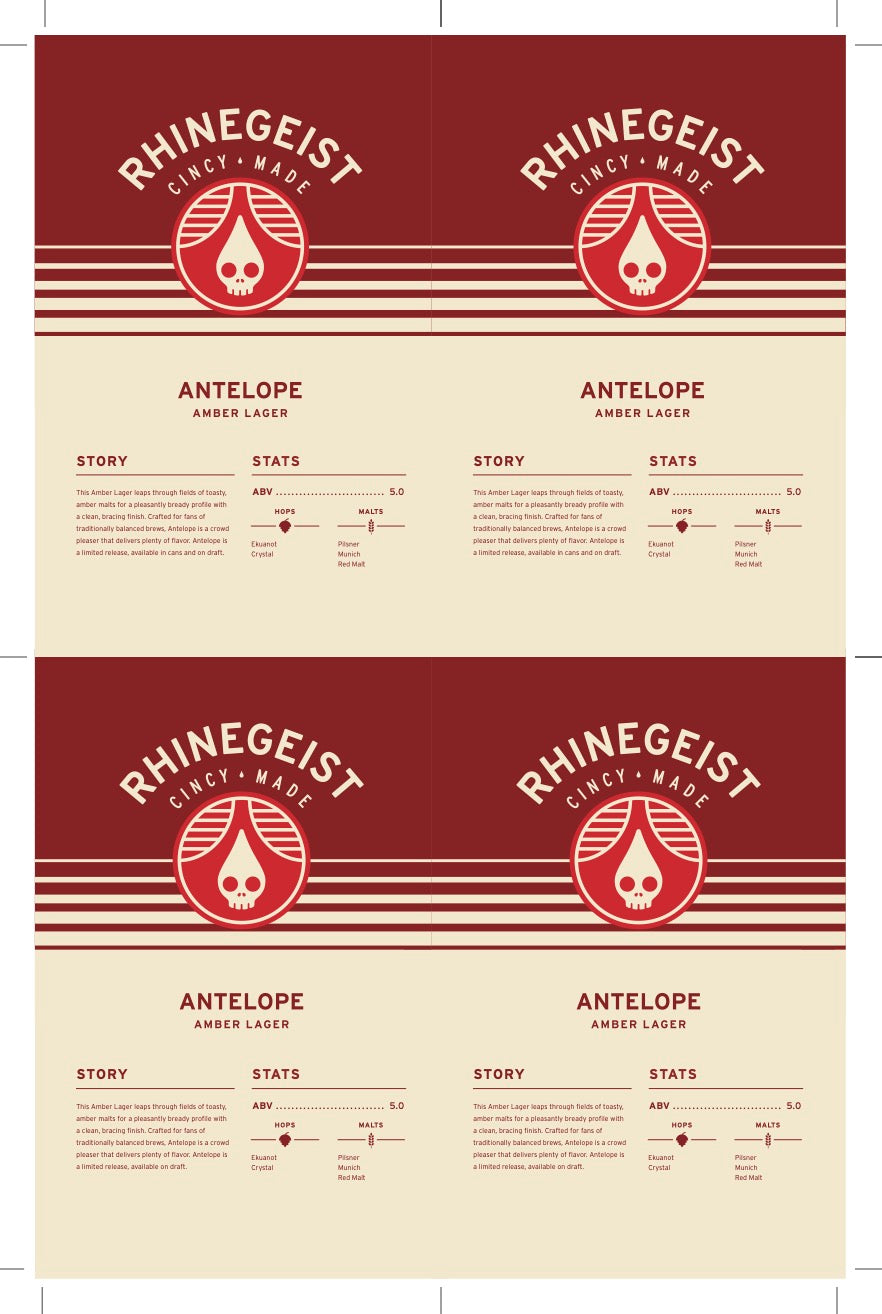 Sales Sheets - Antelope - Amber Ale