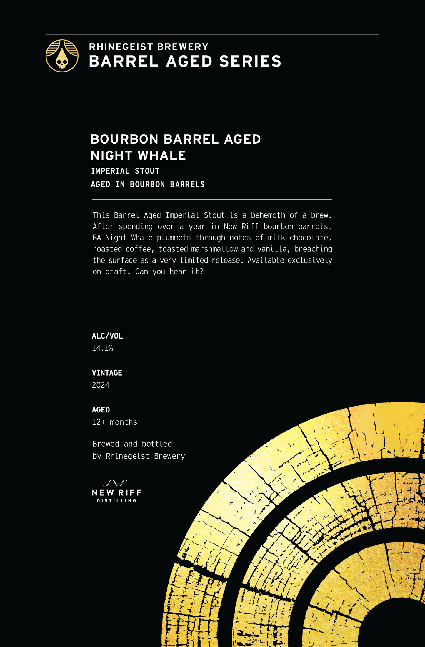 Sales Sheet - Nightwhale Aged in Bourbon Barrels