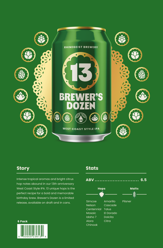 Sales Sheets - Brewer's Dozen