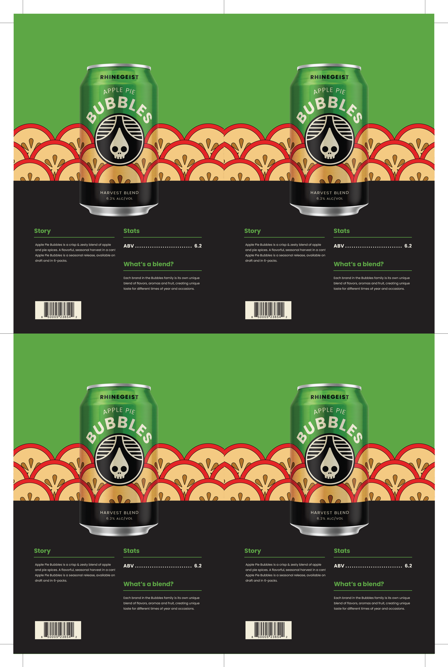 Sales Sheets - Apple Pie Bubbles