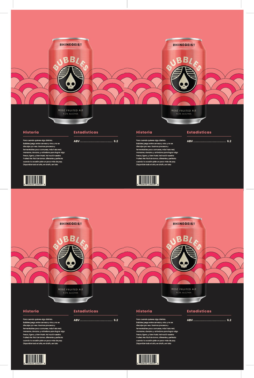 Sales Sheets - Bubbles - Rosé Fruited Ale