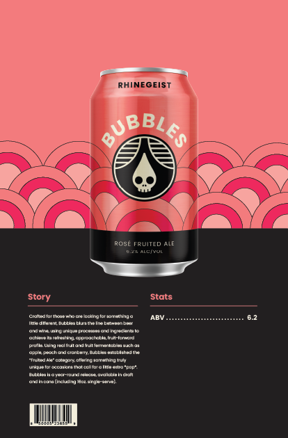 Sales Sheets - Bubbles - Rosé Fruited Ale