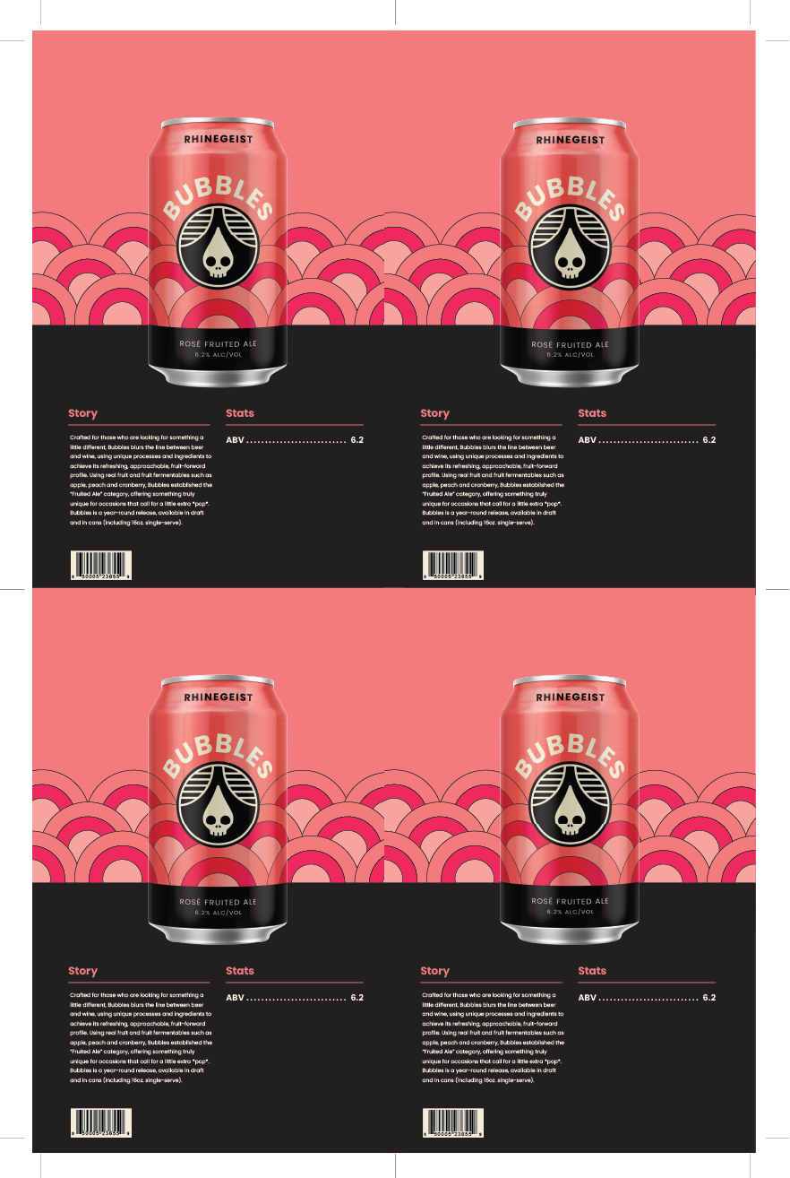 Sales Sheets - Bubbles - Rosé Fruited Ale