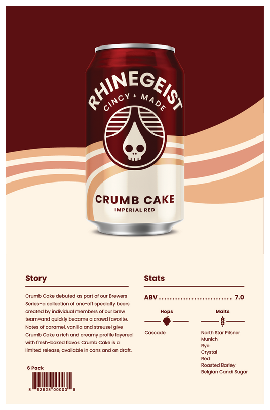 Sales Sheets - Crumb Cake