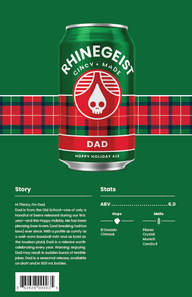 Sales Sheets - Dad