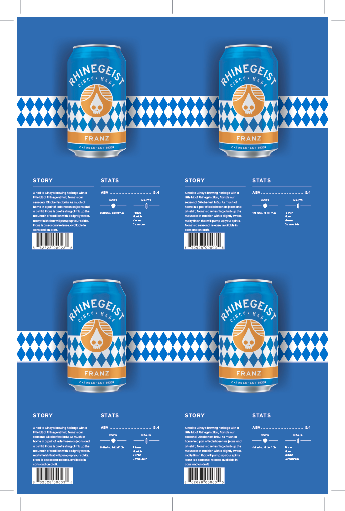Sales Sheets - Franz - Oktoberfest Beer