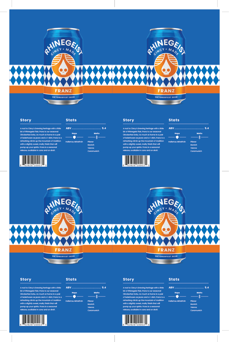Sales Sheets - Franz - Oktoberfest Beer