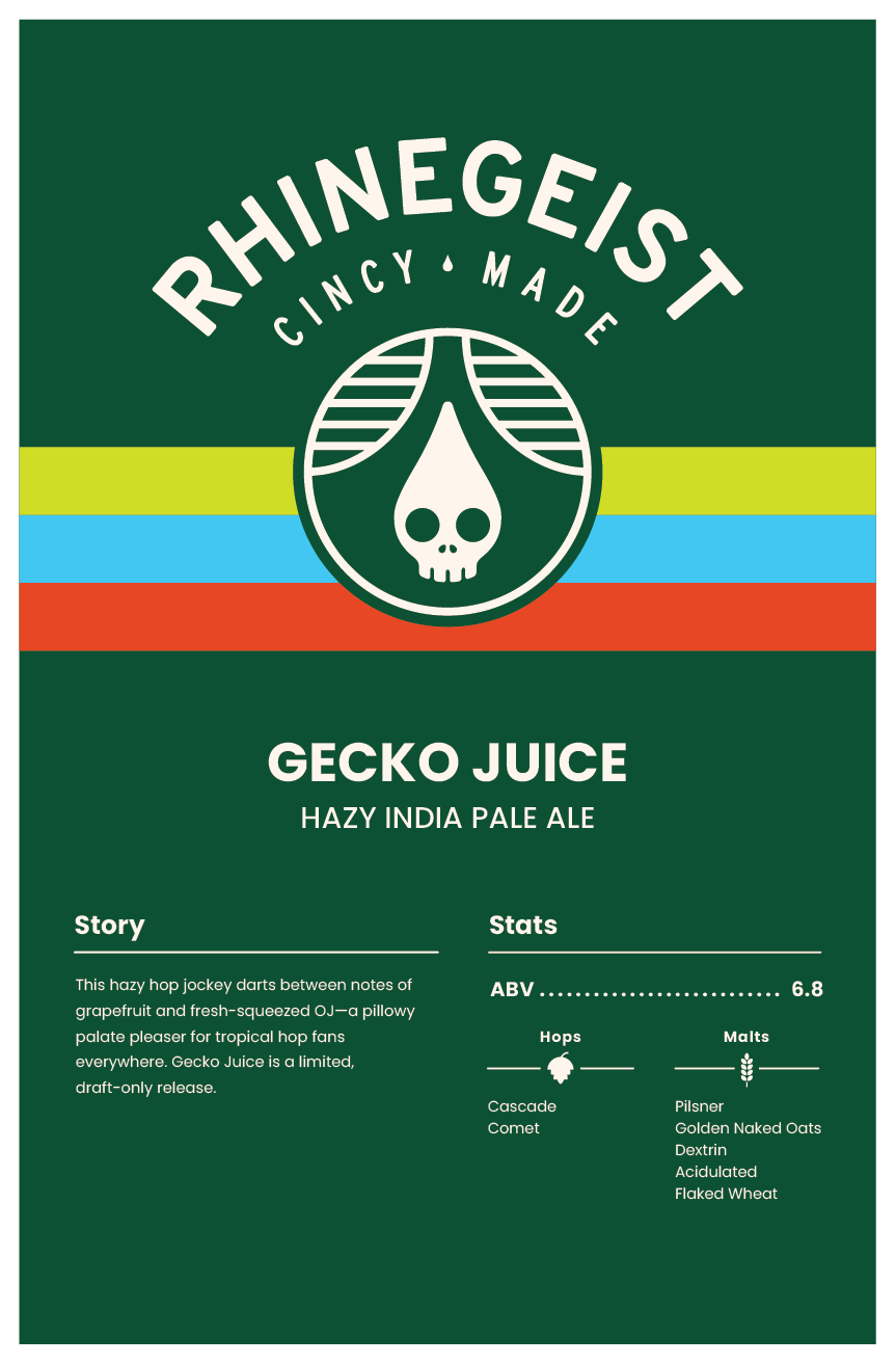 Sales Sheets - Gecko Juice - Hazy IPA