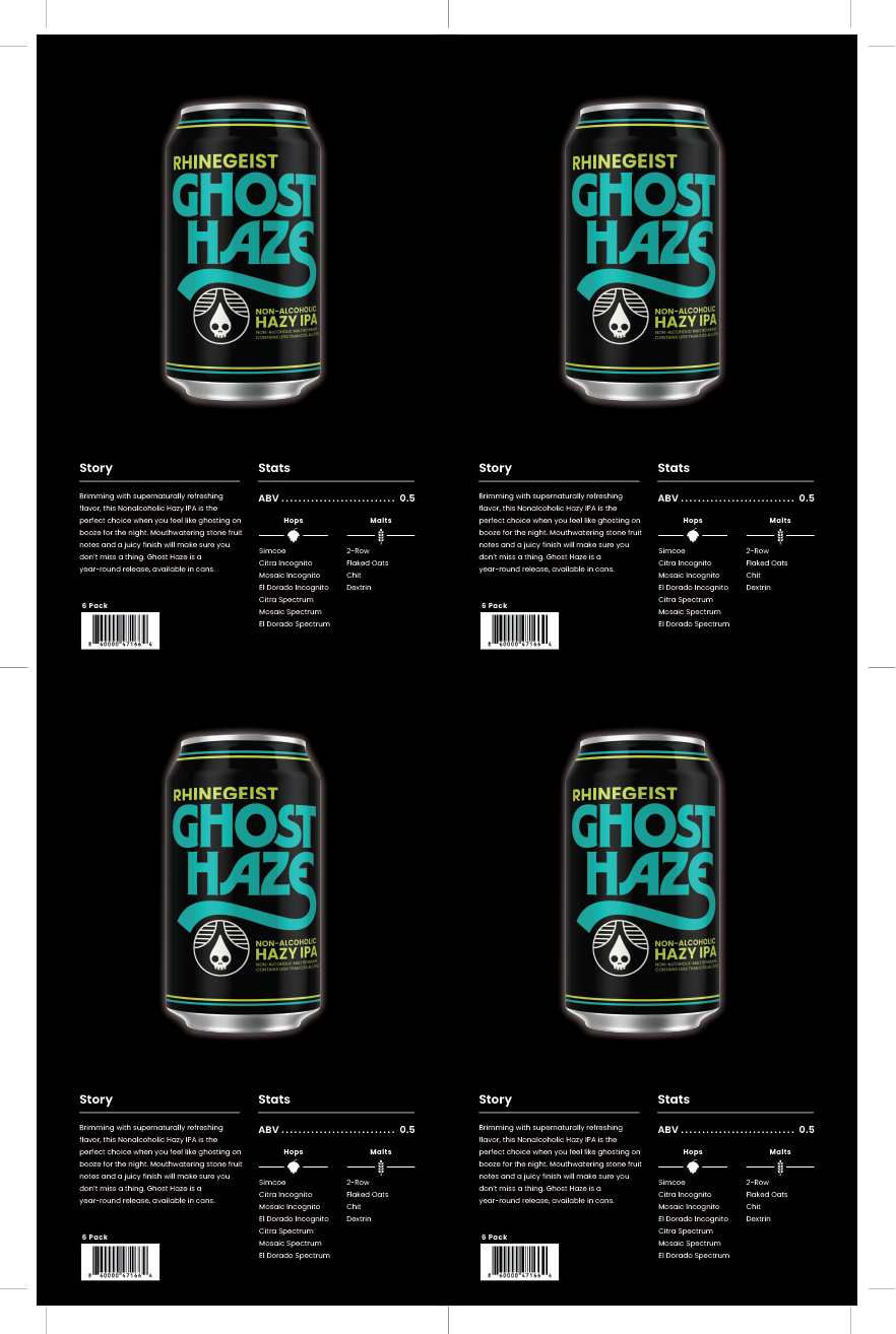 Sales Sheet - Ghost Haze