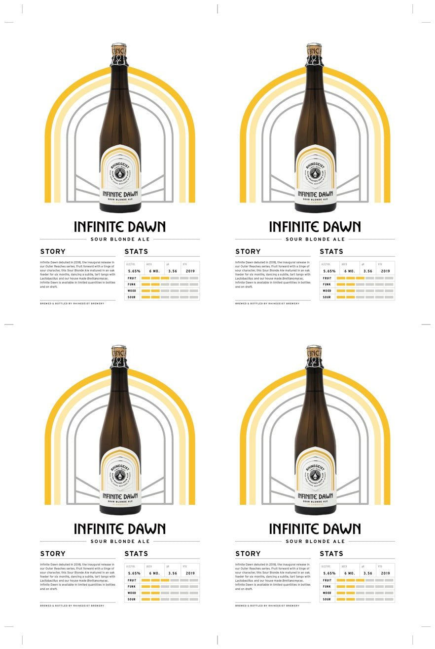 Sales Sheets - Infinite Dawn - Sour Blonde Ale 2019 & 2021