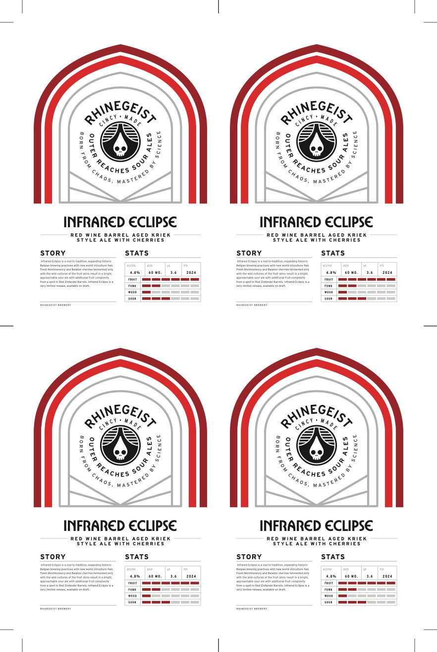 Sales Sheets - Outer Reaches- Infrared Eclipse - Kriek Style Ale with Cherries