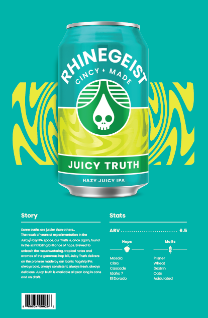 Sales Sheet - Juicy Truth - Hazy Juicy IPA
