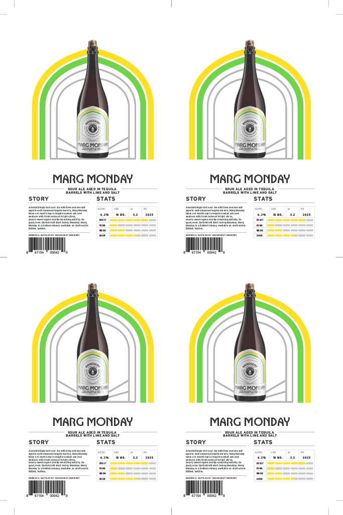 Sales Sheets - Marg Monday - Sour Ale Aged in Tequila Barrels with Lime and Salt