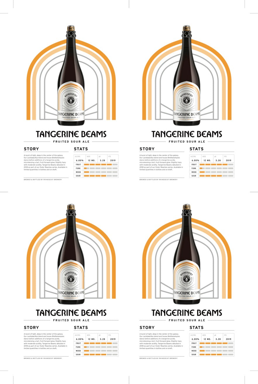 Sales Sheets - Tangerine Beams - Fruited Sour Ale
