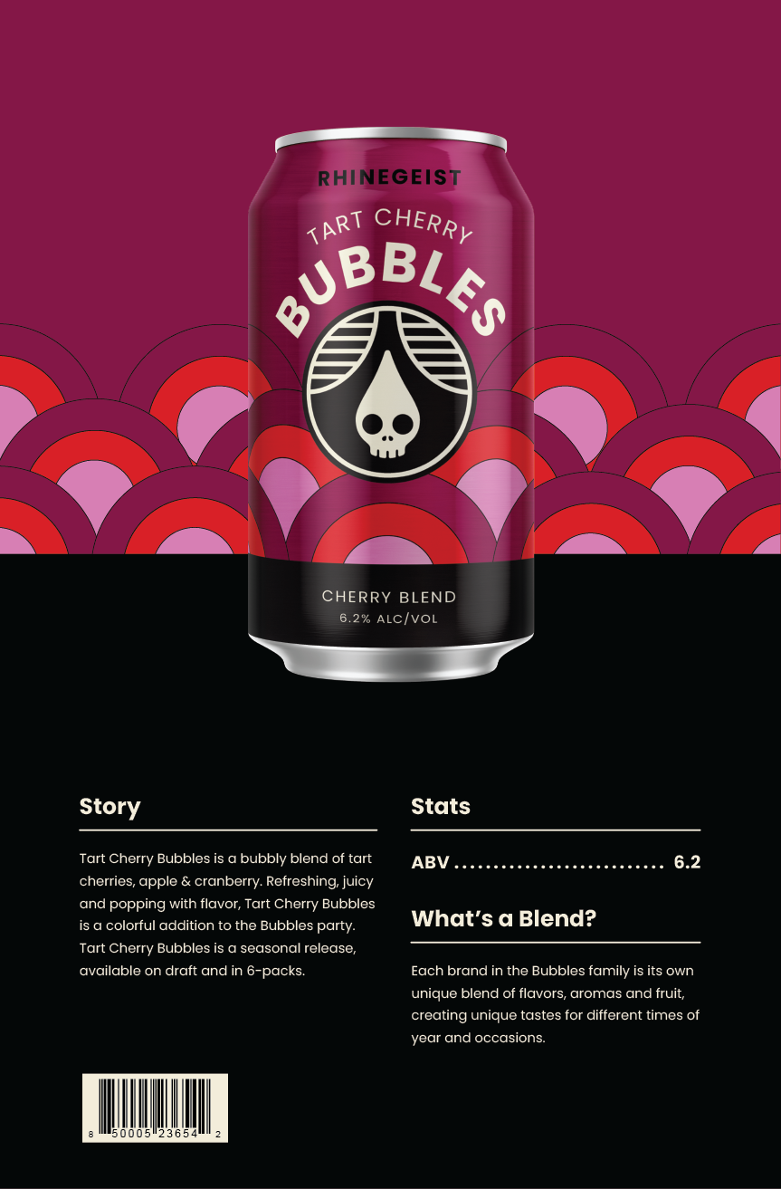 Sales Sheets - Tart Cherry Bubbles