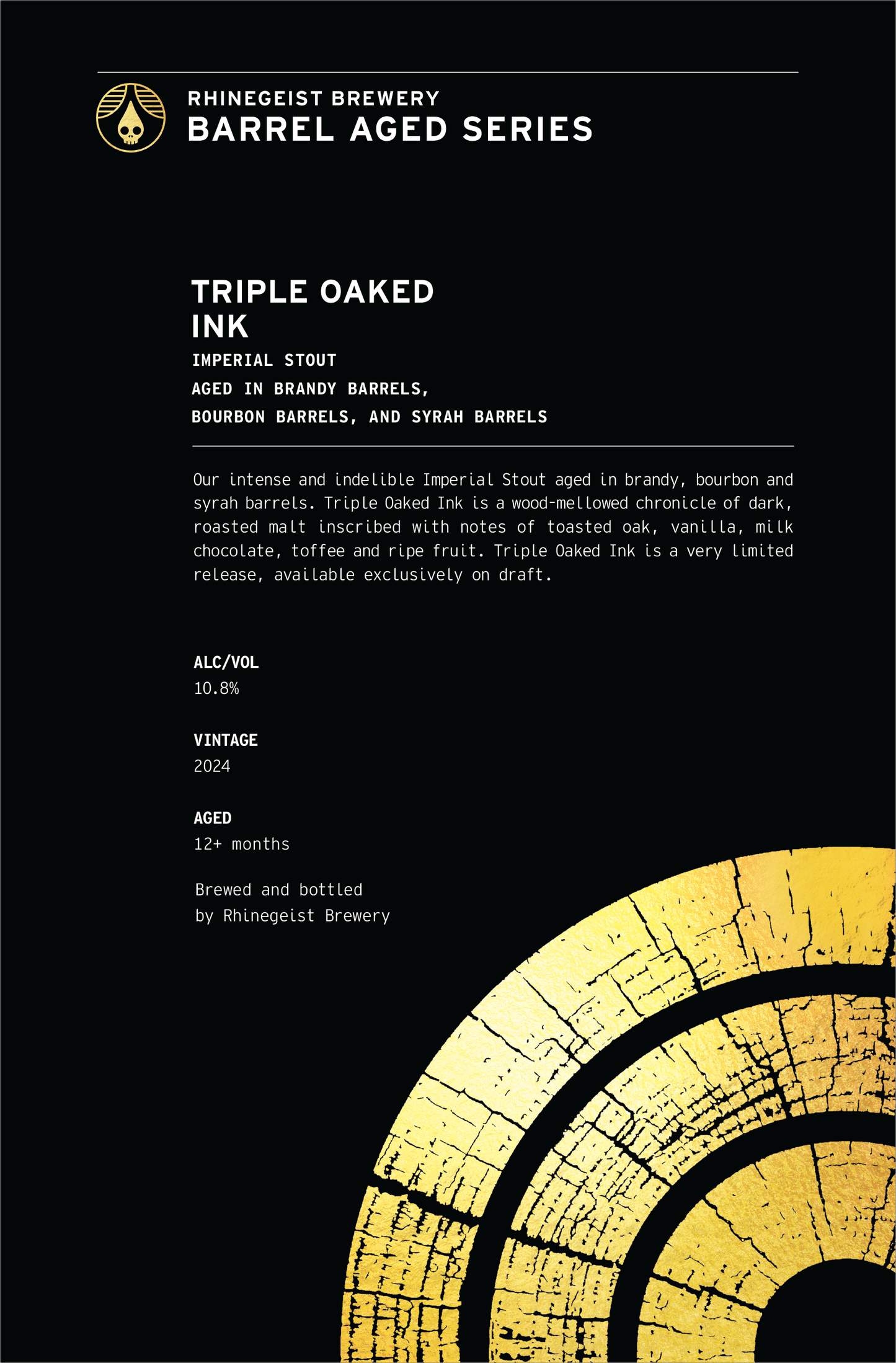 Sales Sheets - BA Triple Oaked Ink