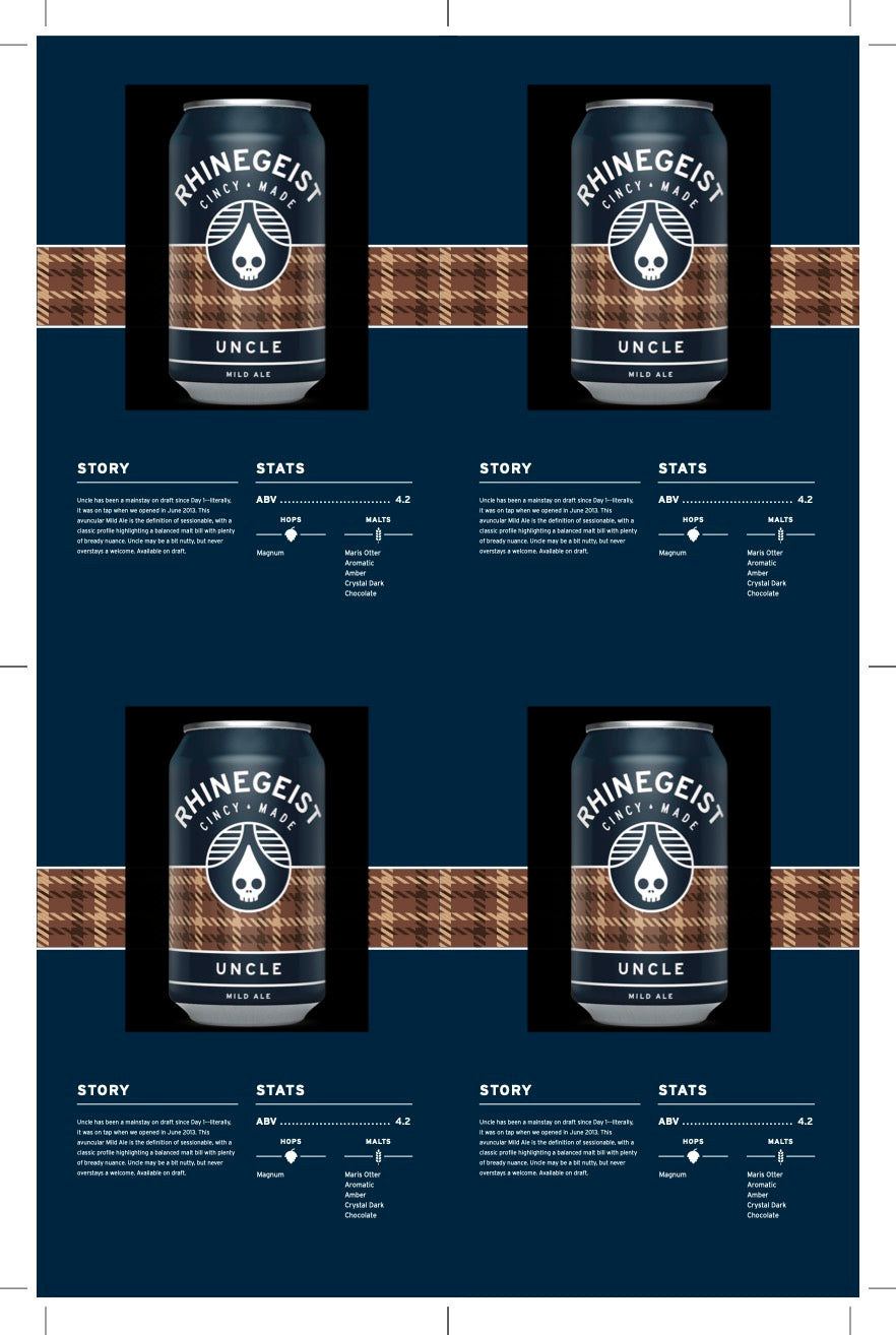 Sales Sheets - Uncle - Mild Ale
