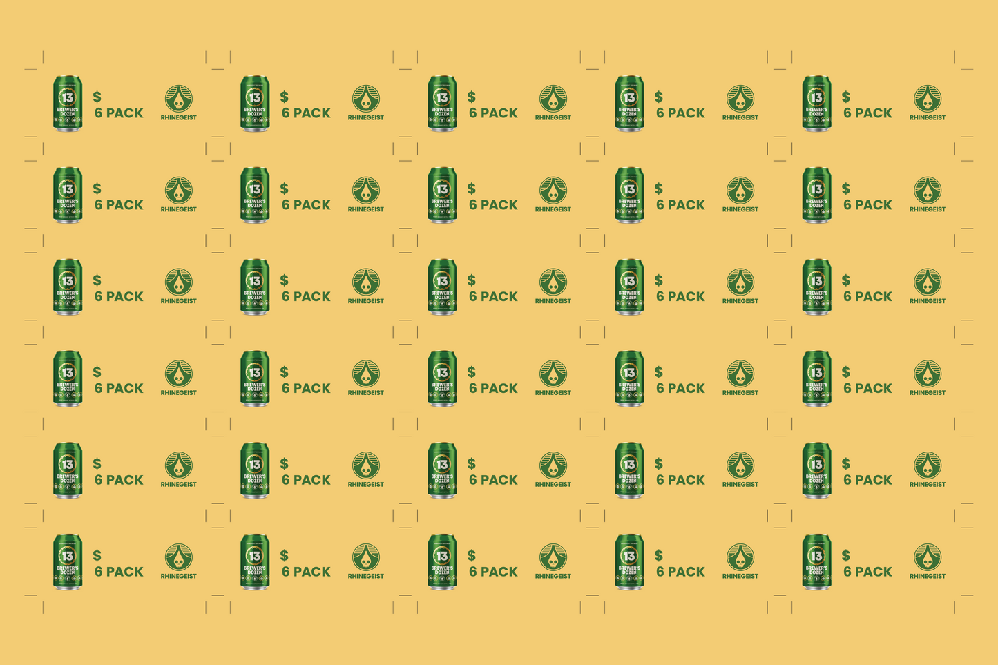 Shelf Strips - Brewer's Dozen