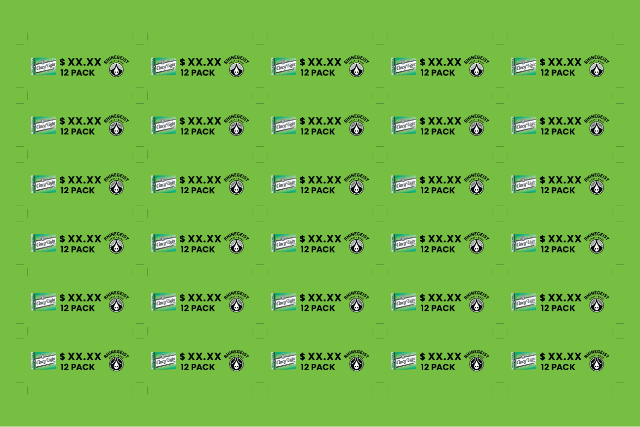 Shelf Strips - Cincy Light Lime