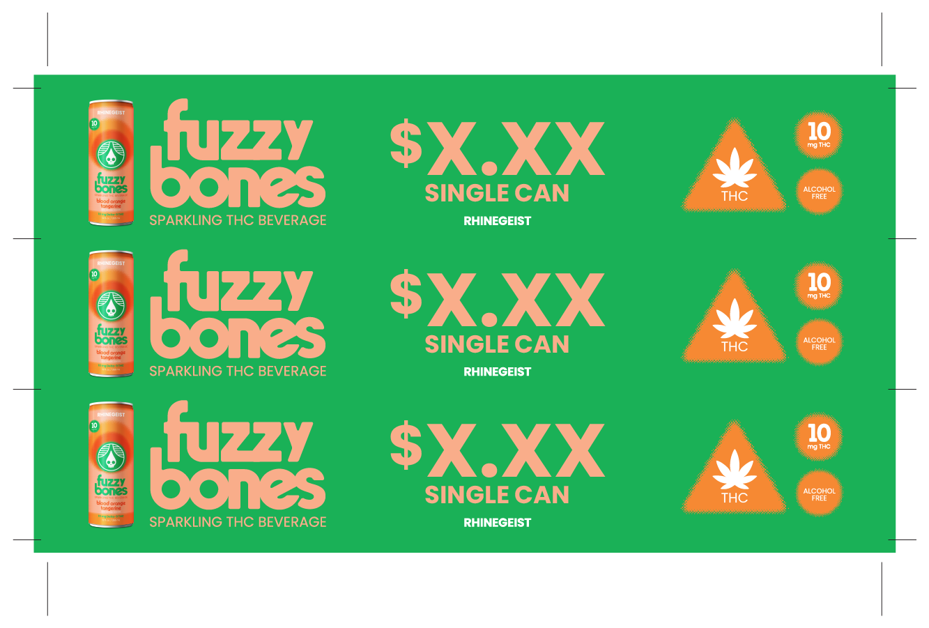 Suction Rack Inserts - Fuzzy Bones Family