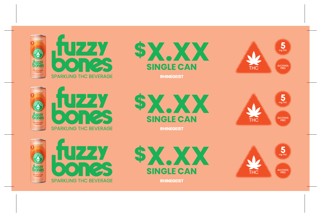 Suction Rack Inserts - Fuzzy Bones Family